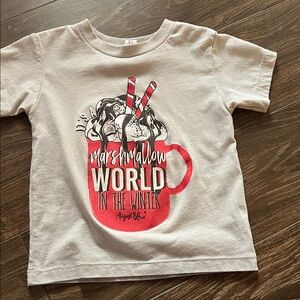 Bella Canvas Kids Tee - Cream and Red